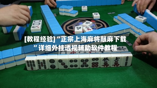 [教程经验]“正宗上海麻将敲麻下载”详细外挂透视辅助软件教程