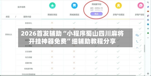 2026首发辅助“小程序蜀山四川麻将开挂神器免费”细辅助教程分享-第2张图片