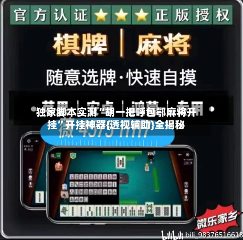 独家脚本实测“胡一把呼包鄂麻将开挂”开挂神器{透视辅助}全揭秘-第3张图片