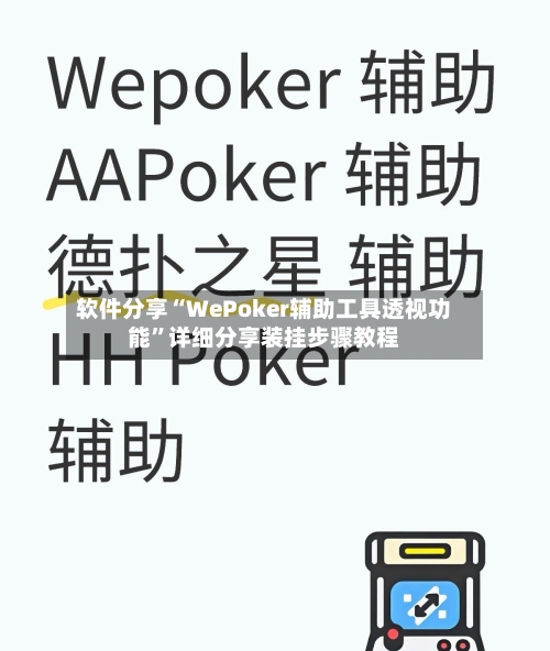 软件分享“WePoker辅助工具透视功能”详细分享装挂步骤教程-第2张图片