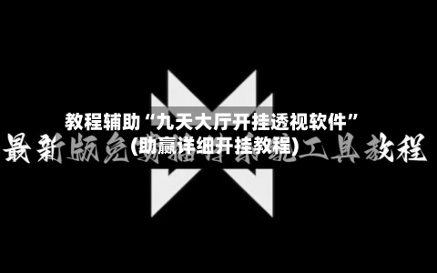 教程辅助“九天大厅开挂透视软件”(助赢详细开挂教程)-第2张图片