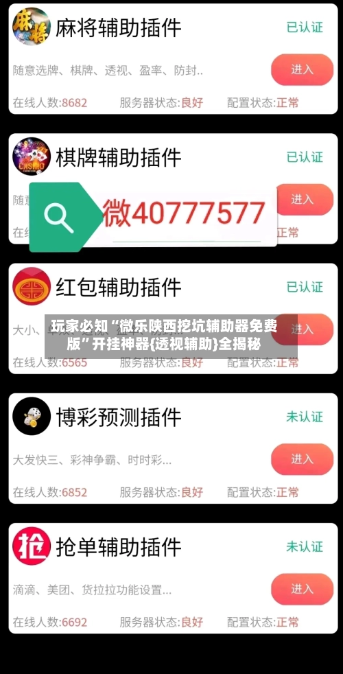 玩家必知“微乐陕西挖坑辅助器免费版”开挂神器{透视辅助}全揭秘-第3张图片