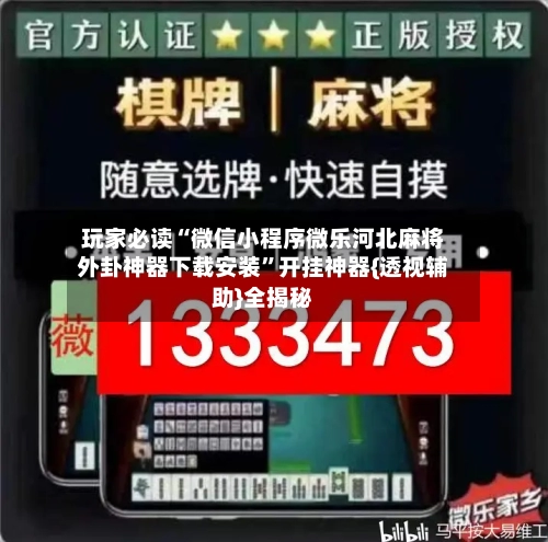 玩家必读“微信小程序微乐河北麻将外卦神器下载安装	”开挂神器{透视辅助}全揭秘-第2张图片