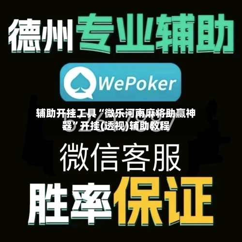 辅助开挂工具“微乐河南麻将助赢神器”开挂(透视)辅助教程-第2张图片