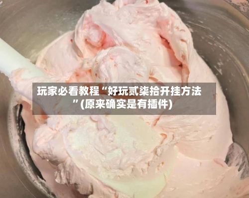 玩家必看教程“好玩贰柒拾开挂方法”(原来确实是有插件)