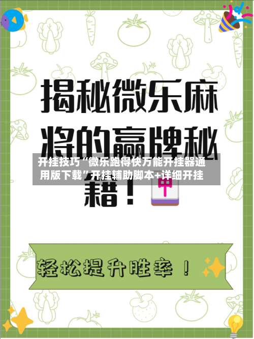 开挂技巧“微乐跑得快万能开挂器通用版下载”开挂辅助脚本+详细开挂-第3张图片