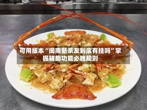 可用版本“闽南新亲友到底有挂吗”掌握辅助功能必胜规则-第3张图片