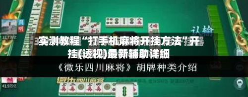 实测教程“打手机麻将开挂方法	”开挂(透视)最新辅助详细-第2张图片