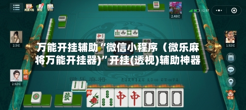 万能开挂辅助“微信小程序（微乐麻将万能开挂器)”开挂(透视)辅助神器-第3张图片
