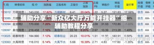 辅助分享“新众亿大厅万能开挂器”细辅助教程分享-第3张图片