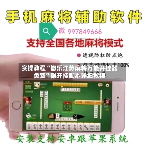 实操教程“微乐江苏麻将万能开挂器免费	”附开挂脚本详细教程-第2张图片