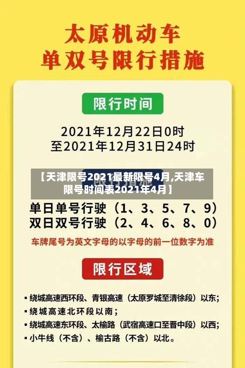 【天津限号2021最新限号4月,天津车限号时间表2021年4月】