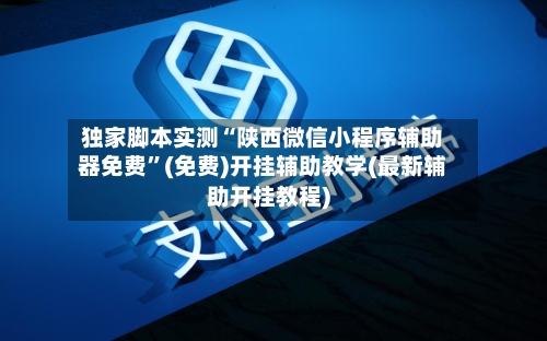 独家脚本实测“陕西微信小程序辅助器免费”(免费)开挂辅助教学(最新辅助开挂教程)-第3张图片