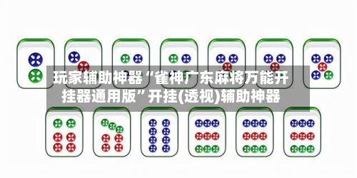 玩家辅助神器“雀神广东麻将万能开挂器通用版	”开挂(透视)辅助神器-第2张图片