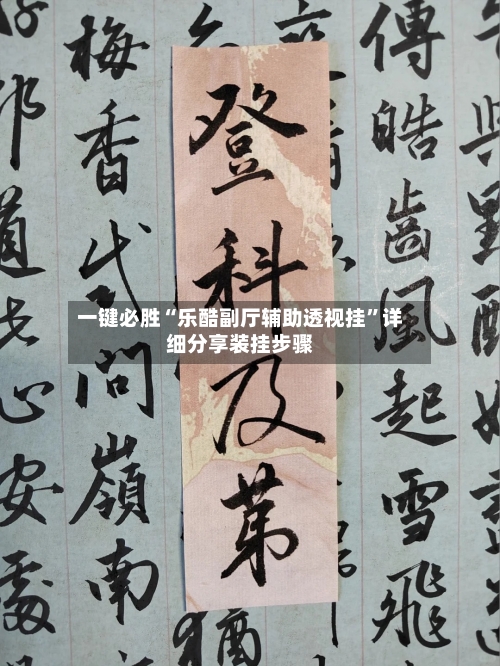 一键必胜“乐酷副厅辅助透视挂”详细分享装挂步骤