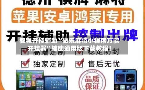教程开挂辅助“微乐麻将小程序万能开挂器”辅助通用版下载教程！-第2张图片