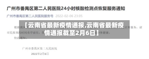 【云南省最新疫情通报,云南省最新疫情通报截至2月6日】-第3张图片