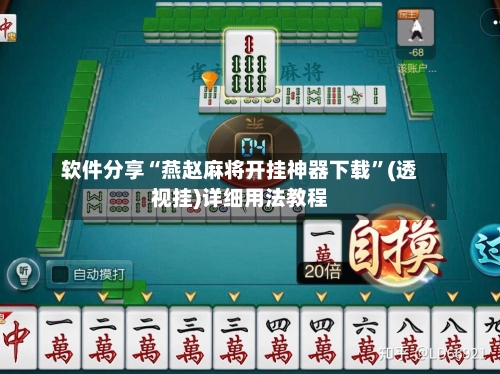 软件分享“燕赵麻将开挂神器下载”(透视挂)详细用法教程-第2张图片