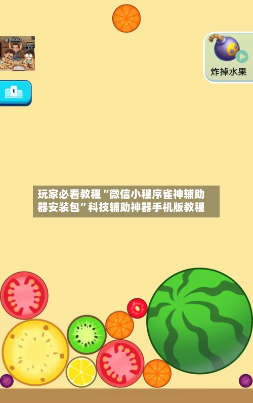 玩家必看教程“微信小程序雀神辅助器安装包”科技辅助神器手机版教程-第2张图片