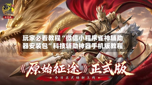 玩家必看教程“微信小程序雀神辅助器安装包	”科技辅助神器手机版教程-第3张图片