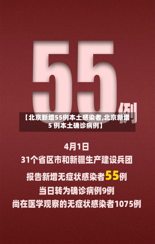 【北京新增55例本土感染者,北京新增 5 例本土确诊病例】