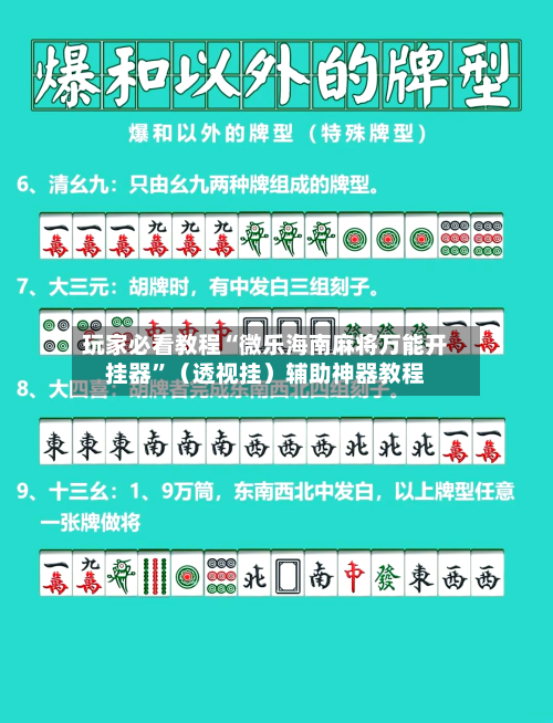 玩家必看教程“微乐海南麻将万能开挂器”（透视挂）辅助神器教程-第2张图片