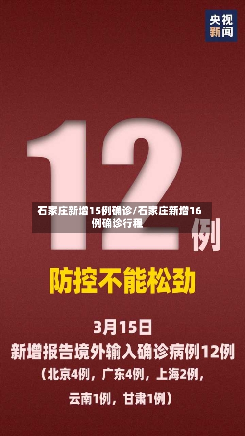 石家庄新增15例确诊/石家庄新增16例确诊行程