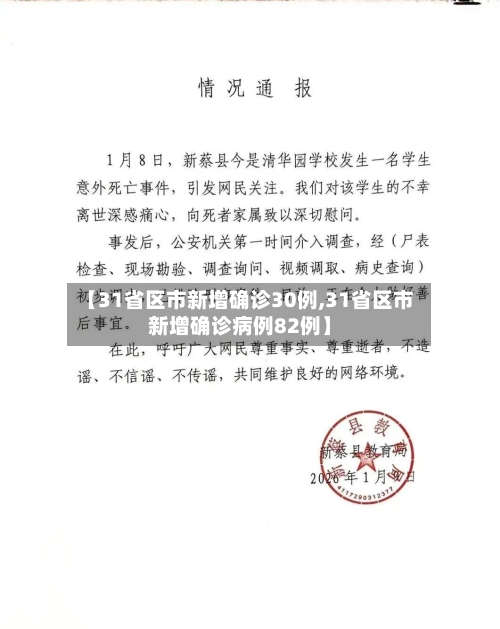 【31省区市新增确诊30例,31省区市新增确诊病例82例】-第2张图片