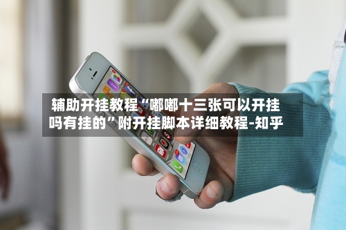 辅助开挂教程“嘟嘟十三张可以开挂吗有挂的”附开挂脚本详细教程-知乎