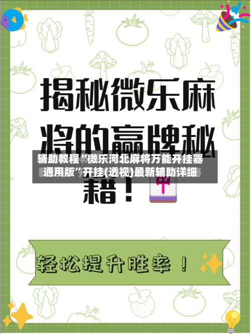 辅助教程“微乐河北麻将万能开挂器通用版”开挂(透视)最新辅助详细-第2张图片