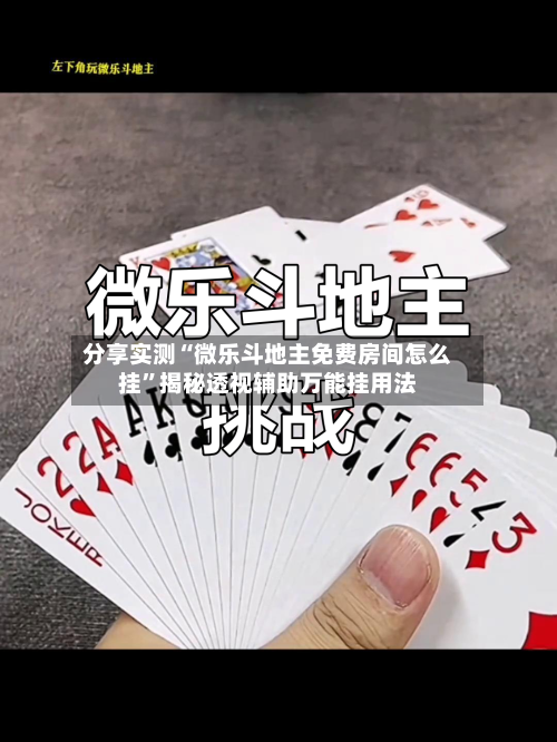 分享实测“微乐斗地主免费房间怎么挂”揭秘透视辅助万能挂用法-第3张图片