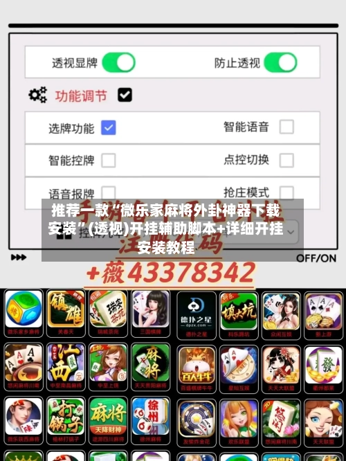 推荐一款“微乐家麻将外卦神器下载安装”(透视)开挂辅助脚本+详细开挂安装教程-第2张图片