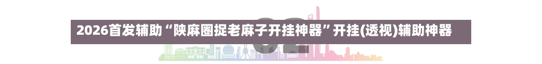 2026首发辅助“陕麻圈捉老麻子开挂神器”开挂(透视)辅助神器-第3张图片
