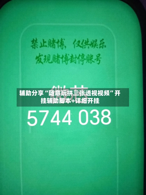 辅助分享“随意玩拼三张透视视频”开挂辅助脚本+详细开挂