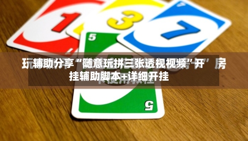 辅助分享“随意玩拼三张透视视频”开挂辅助脚本+详细开挂-第2张图片