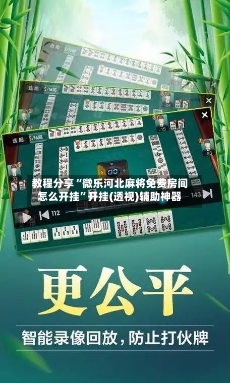教程分享“微乐河北麻将免费房间怎么开挂”开挂(透视)辅助神器-第2张图片