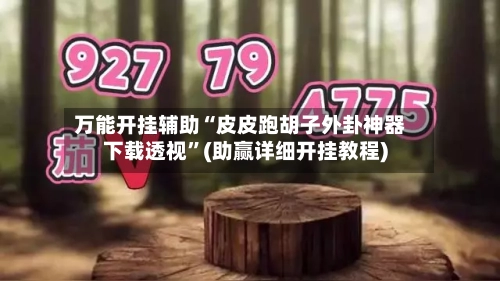 万能开挂辅助“皮皮跑胡子外卦神器下载透视”(助赢详细开挂教程)-第3张图片