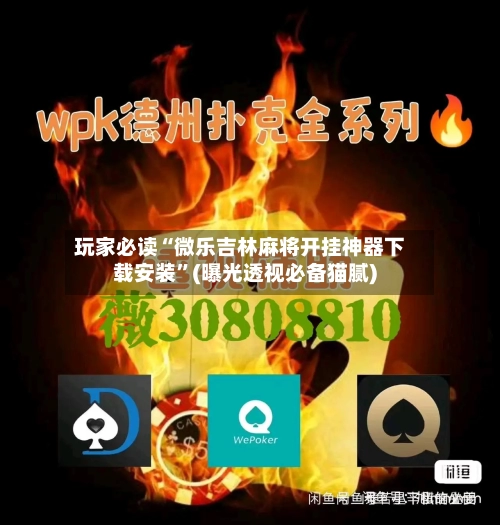 玩家必读“微乐吉林麻将开挂神器下载安装”(曝光透视必备猫腻)