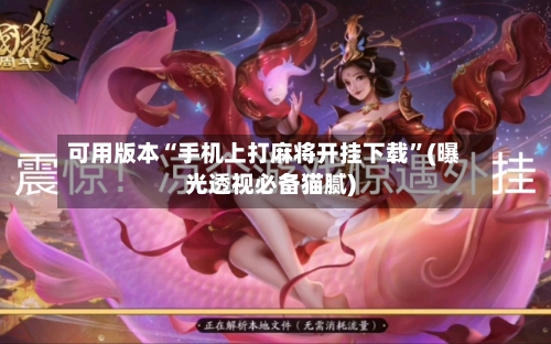 可用版本“手机上打麻将开挂下载	”(曝光透视必备猫腻)-第3张图片