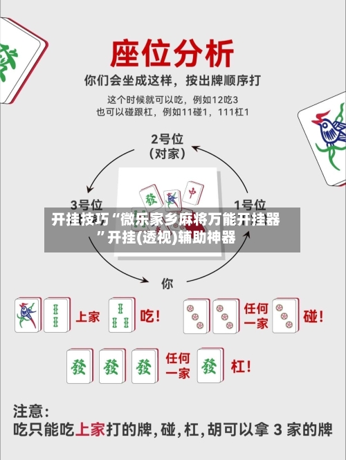 开挂技巧“微乐家乡麻将万能开挂器”开挂(透视)辅助神器-第2张图片