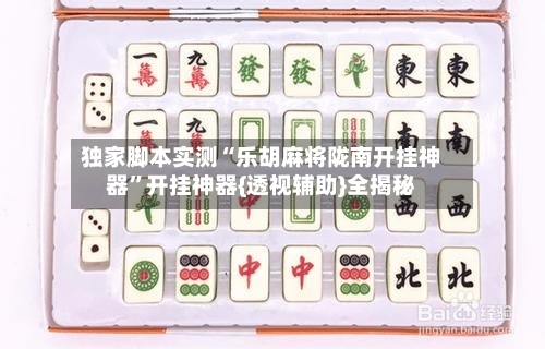 独家脚本实测“乐胡麻将陇南开挂神器”开挂神器{透视辅助}全揭秘-第3张图片
