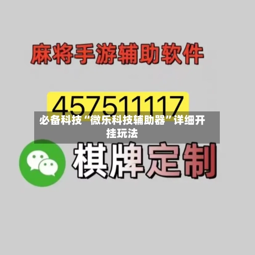 必备科技“微乐科技辅助器”详细开挂玩法-第3张图片