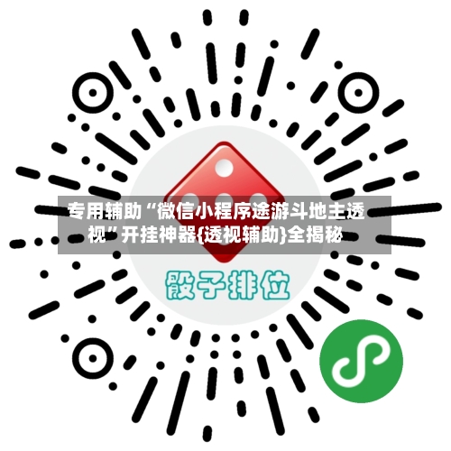 专用辅助“微信小程序途游斗地主透视”开挂神器{透视辅助}全揭秘-第2张图片