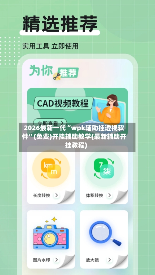 2026最新一代“wpk辅助挂透视软件”(免费)开挂辅助教学(最新辅助开挂教程)-第2张图片