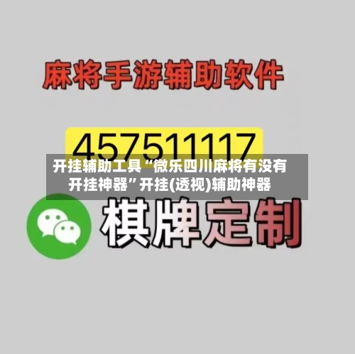 开挂辅助工具“微乐四川麻将有没有开挂神器	”开挂(透视)辅助神器-第2张图片
