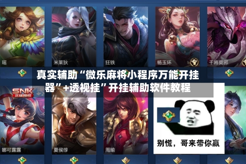 真实辅助“微乐麻将小程序万能开挂器”+透视挂”开挂辅助软件教程-第3张图片