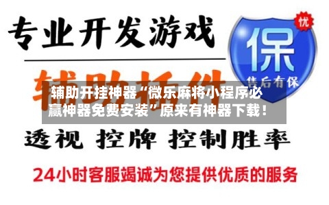 辅助开挂神器“微乐麻将小程序必赢神器免费安装”原来有神器下载！-第3张图片