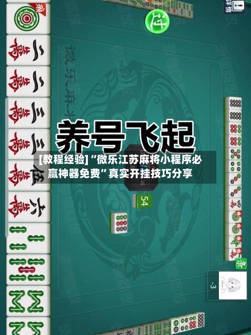 [教程经验]“微乐江苏麻将小程序必赢神器免费	”真实开挂技巧分享-第3张图片