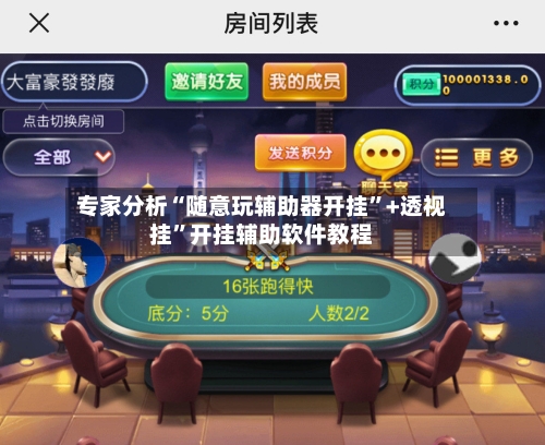 专家分析“随意玩辅助器开挂”+透视挂	”开挂辅助软件教程-第3张图片