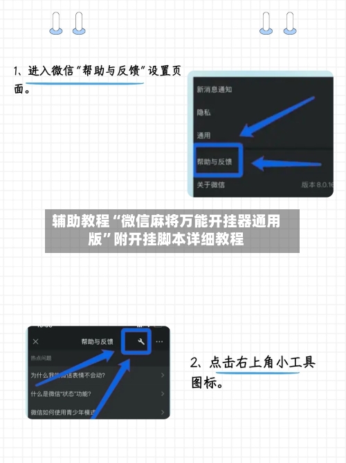 辅助教程“微信麻将万能开挂器通用版”附开挂脚本详细教程-第3张图片